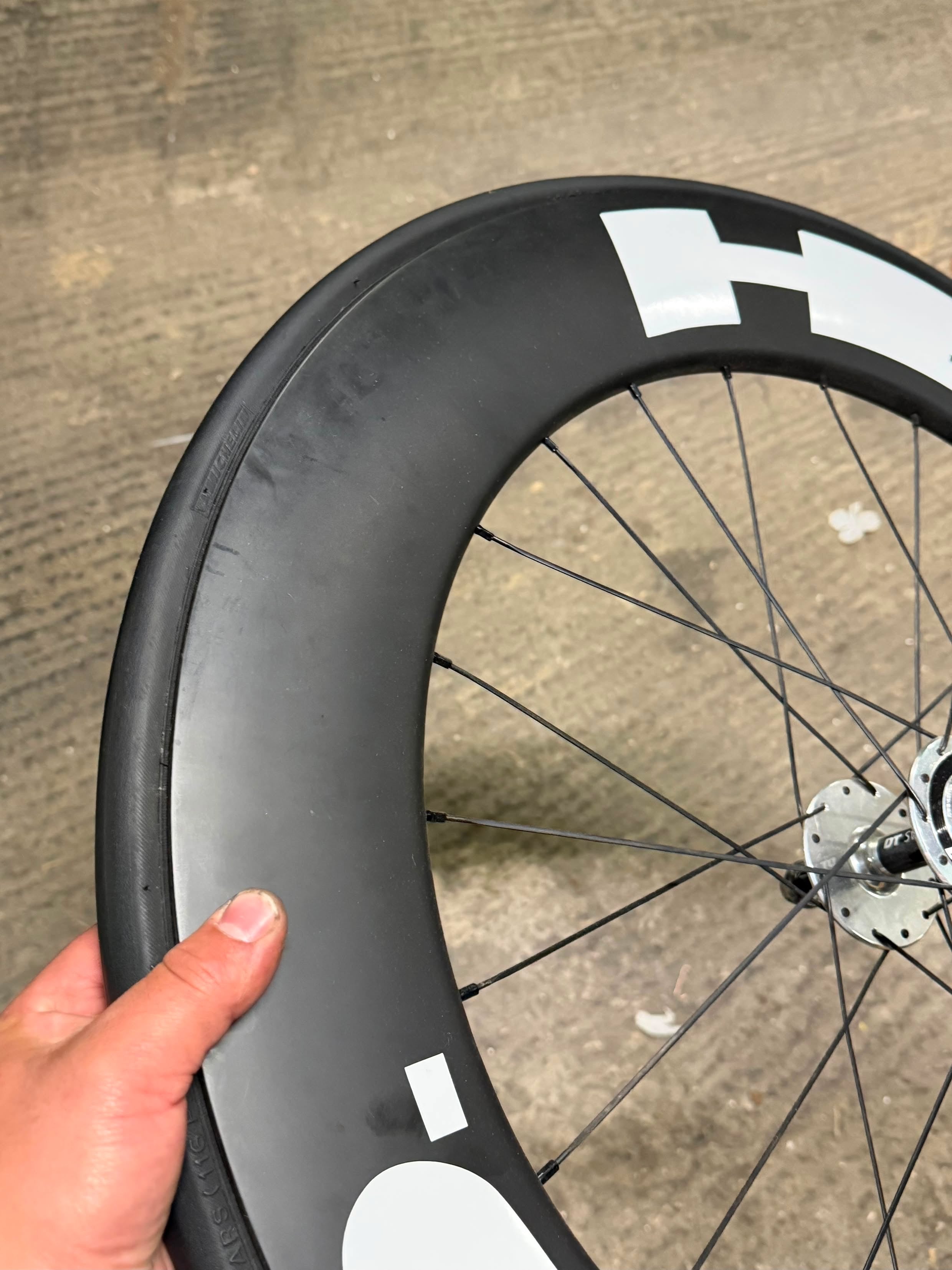 Rear clincher wheel only st swiss hub