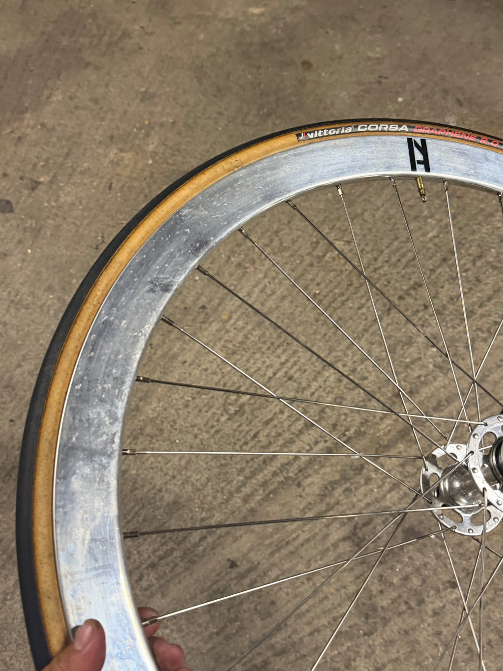 Campagnolo Pista Wheelset H Plus Son Rims Clincher