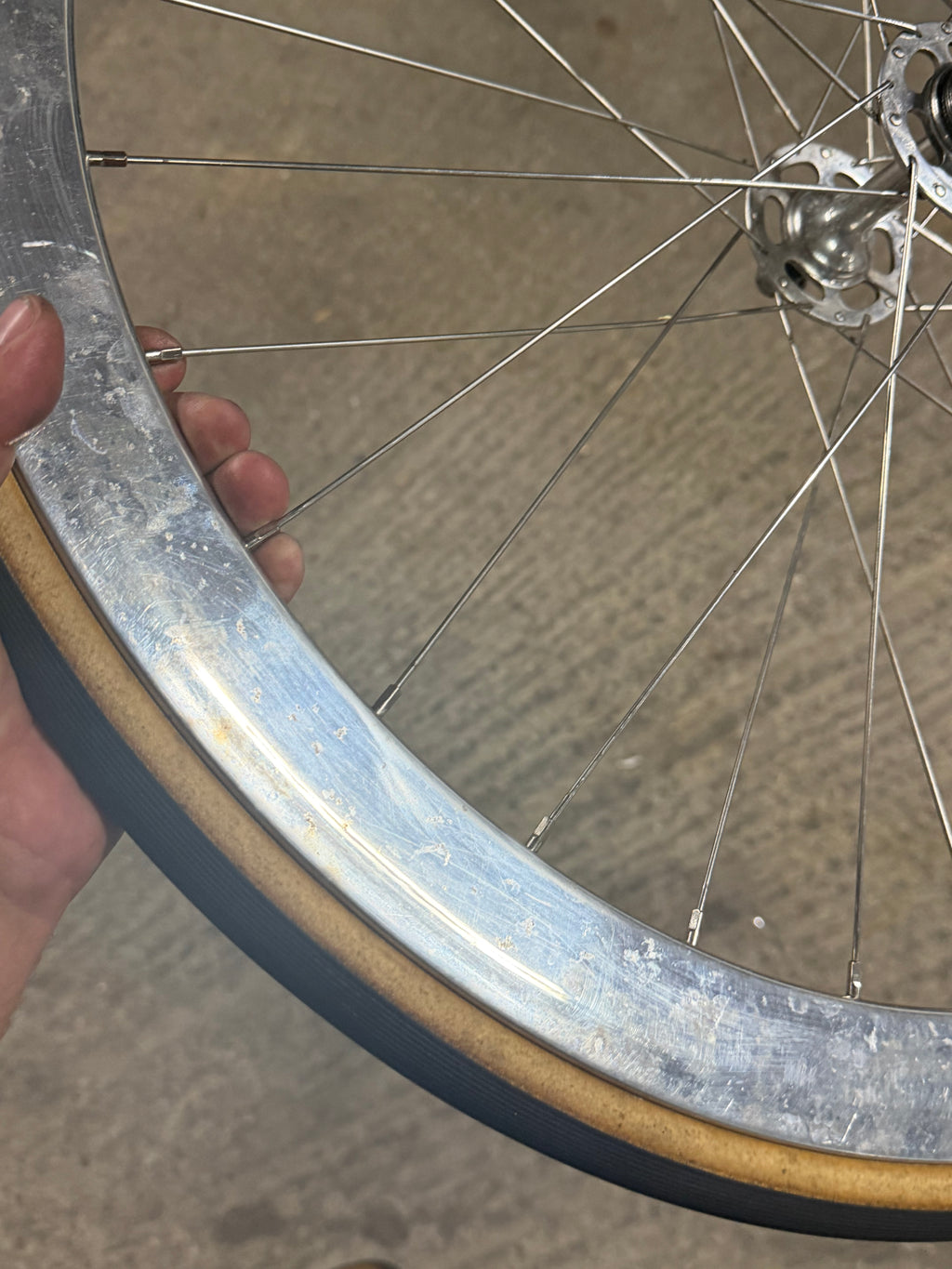 Campagnolo Pista Wheelset H Plus Son Rims Clincher