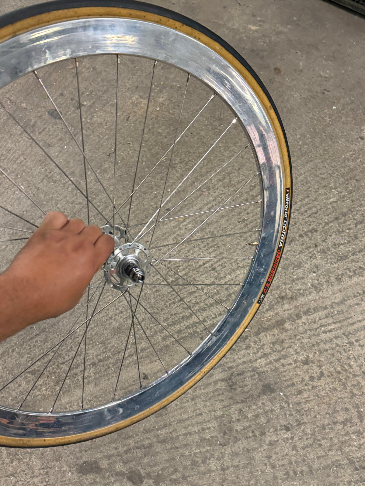 Campagnolo Pista Wheelset H Plus Son Rims Clincher