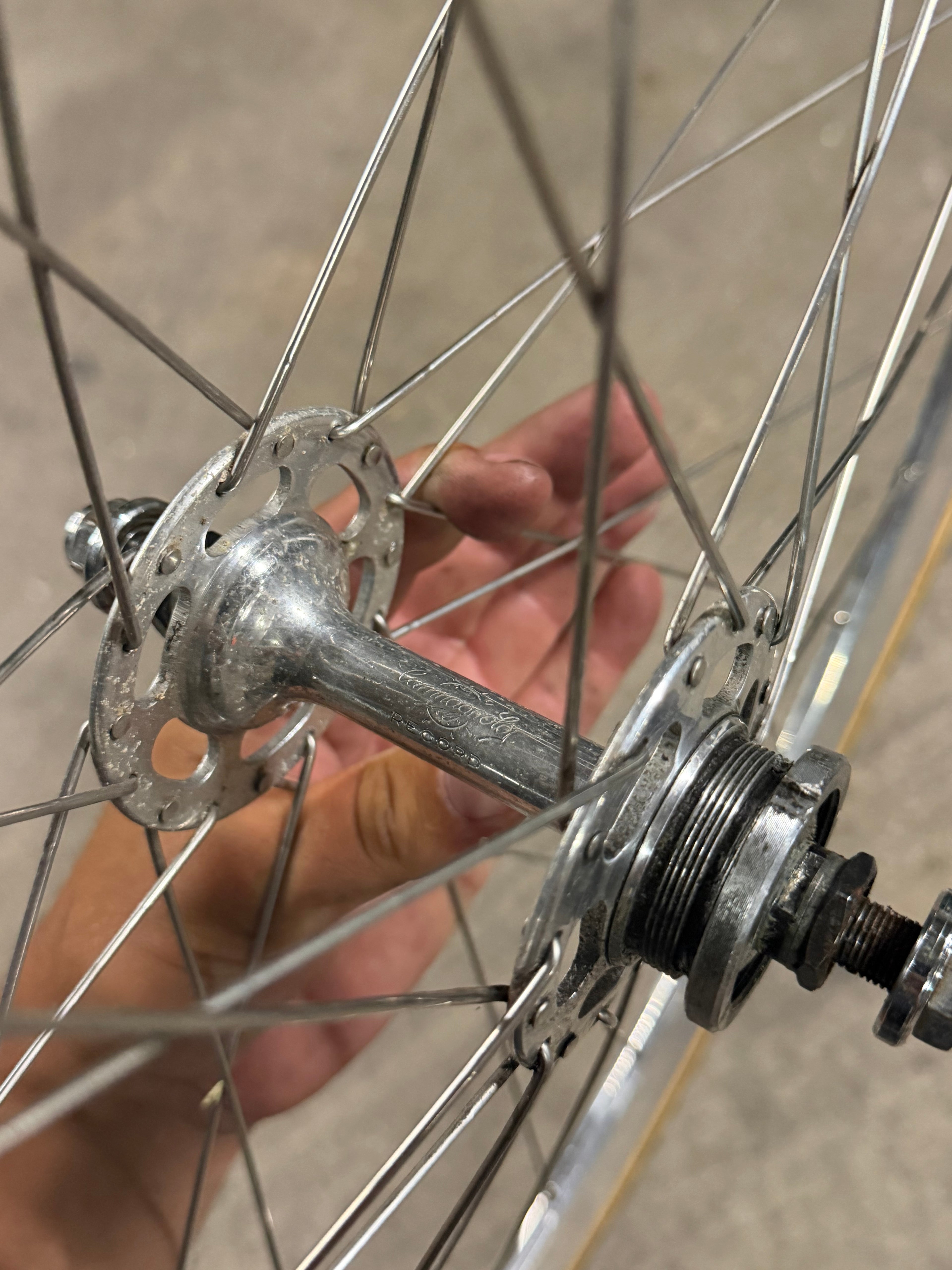 Campagnolo Pista Wheelset H Plus Son Rims Clincher