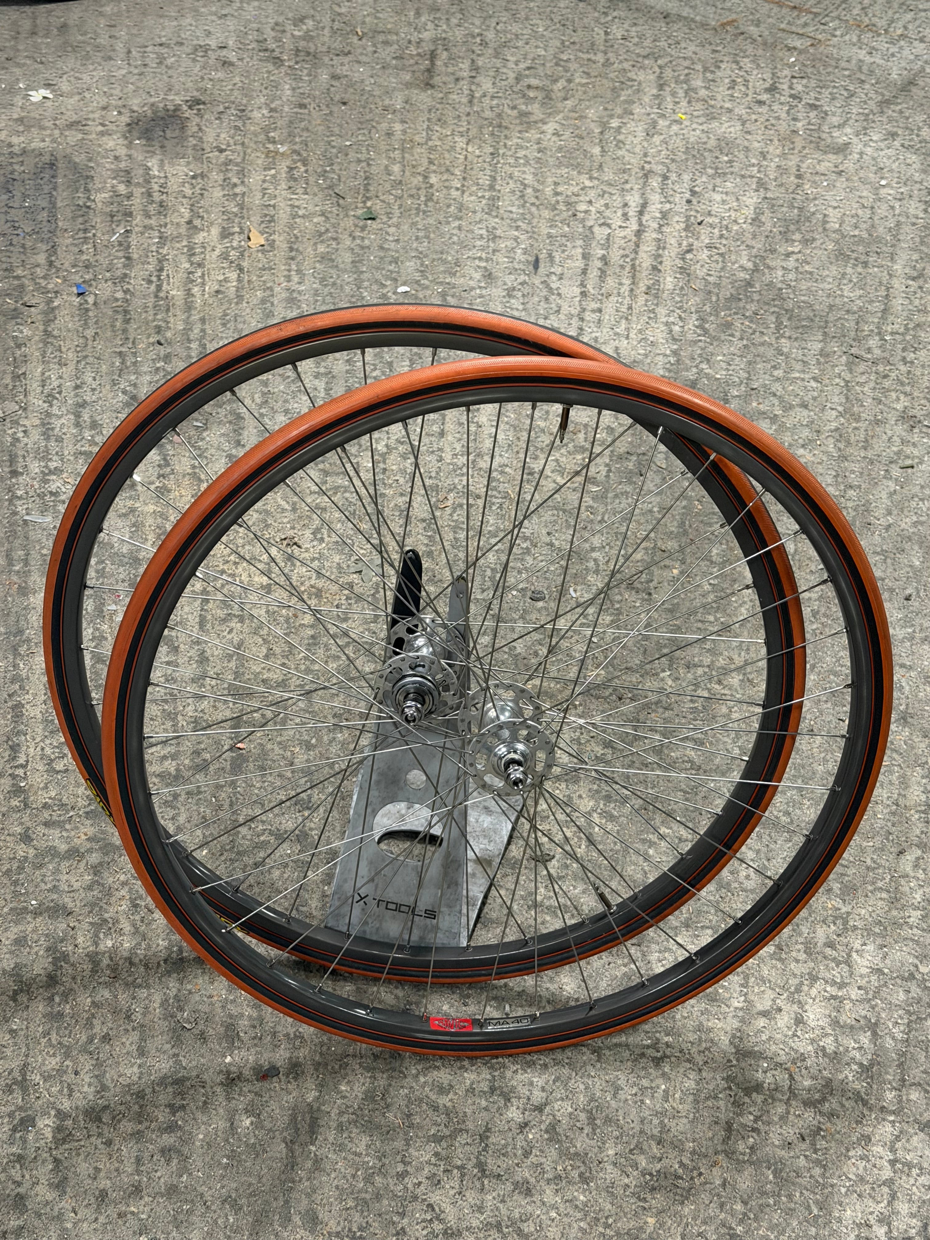 Campagnolo Track Wheelset Mavic Clincher rims