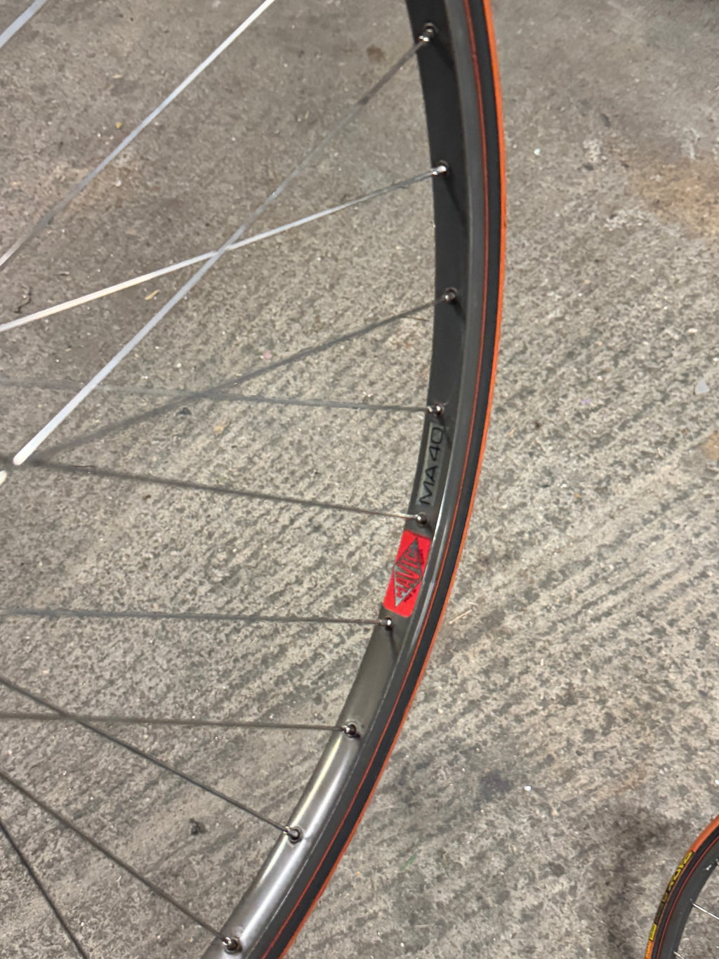 Campagnolo Track Wheelset Mavic Clincher rims