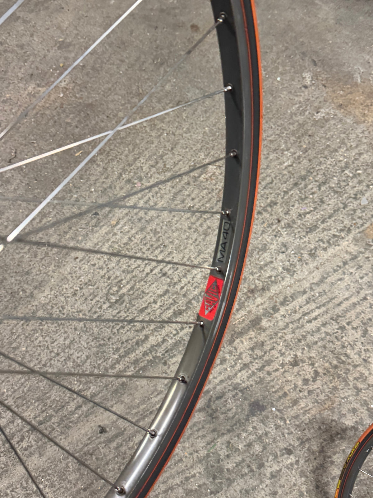 Campagnolo Track Wheelset Mavic Clincher rims
