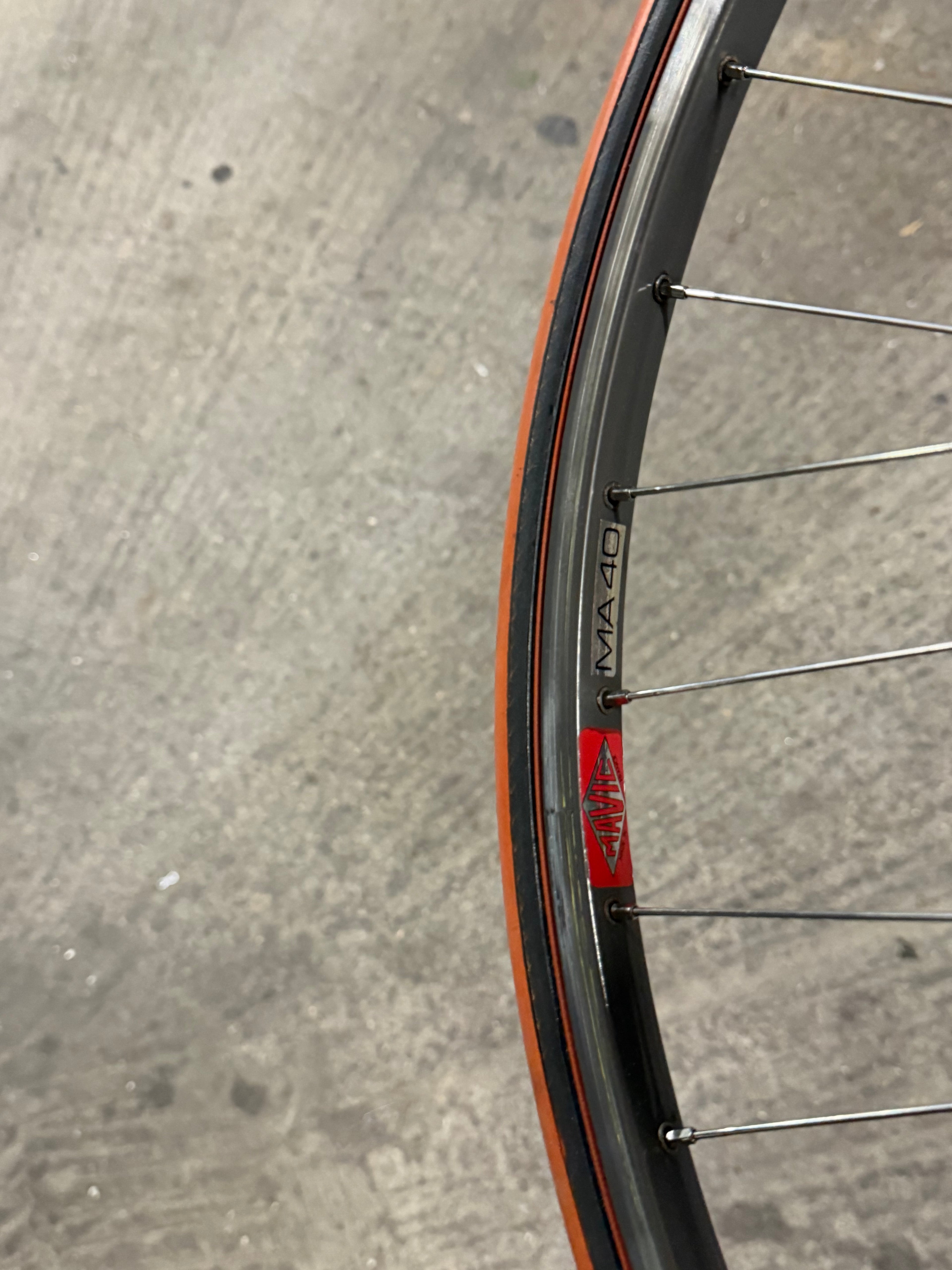 Campagnolo Track Wheelset Mavic Clincher rims