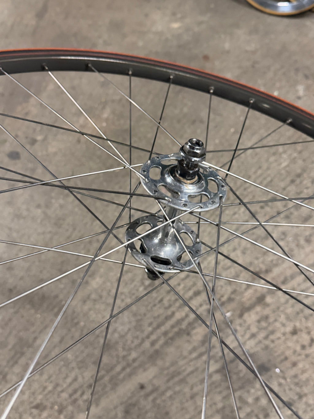 Campagnolo Track Wheelset Mavic Clincher rims
