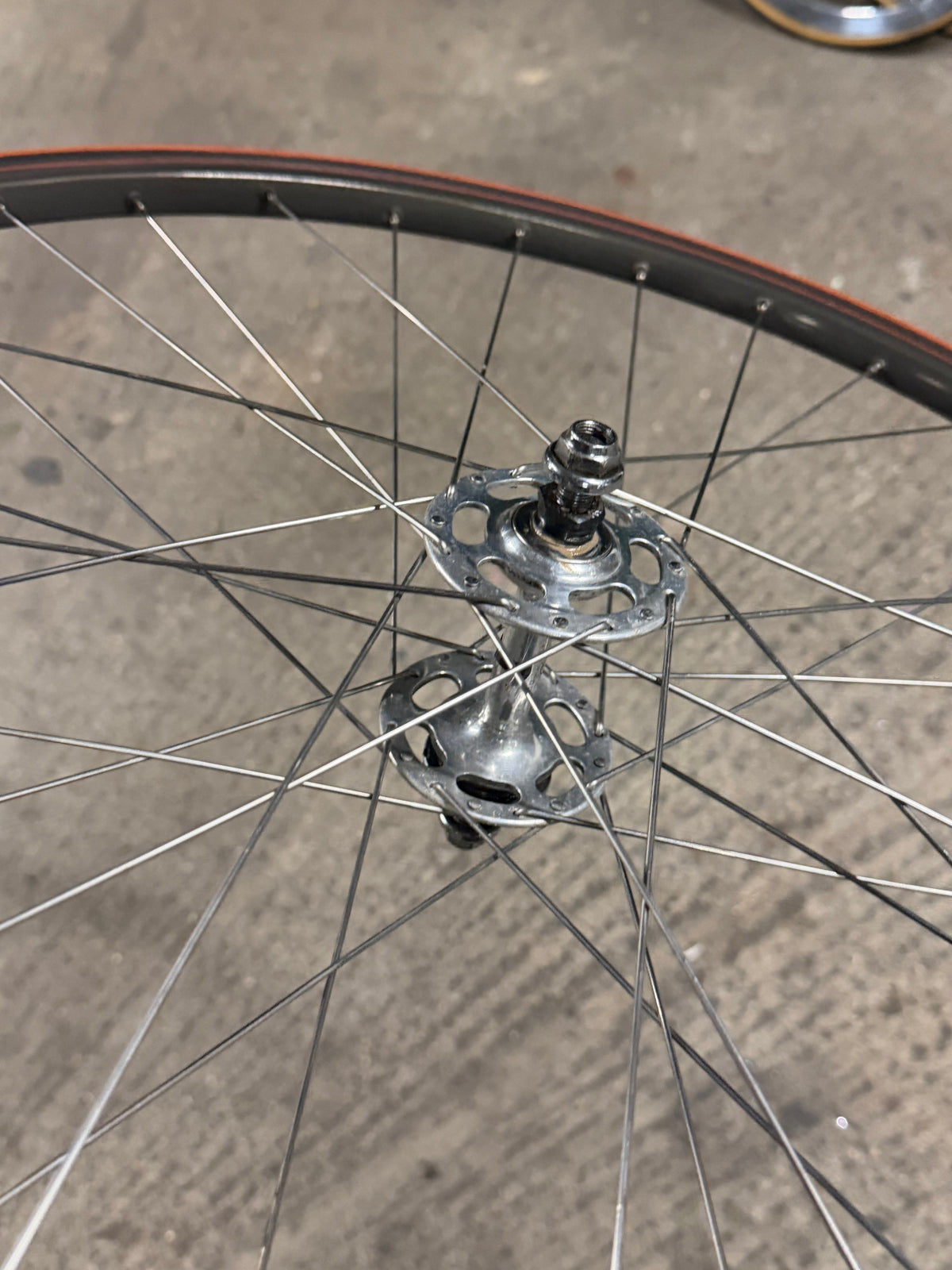 Campagnolo Track Wheelset Mavic Clincher rims