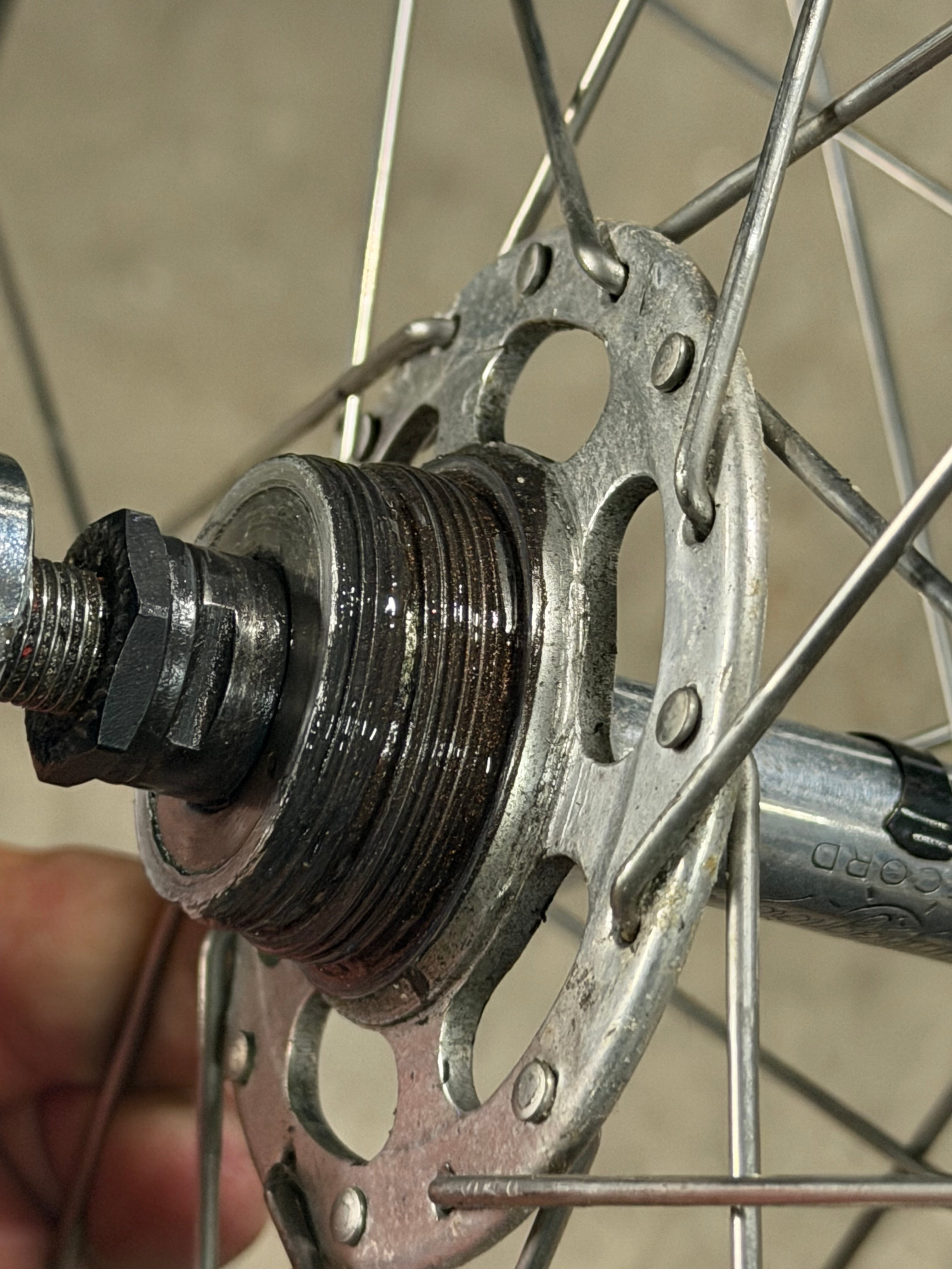 Campagnolo Track Wheelset Mavic Clincher rims