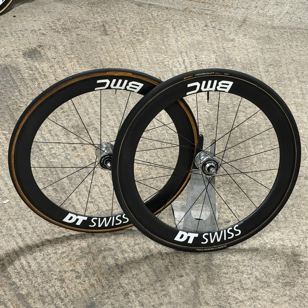 BMC Track Carbon Wheelset DuraAce 7600 Hubs Tubular