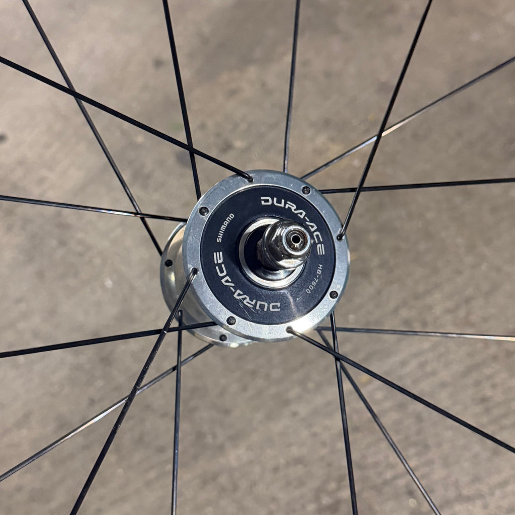 BMC Track Carbon Wheelset DuraAce 7600 Hubs Tubular