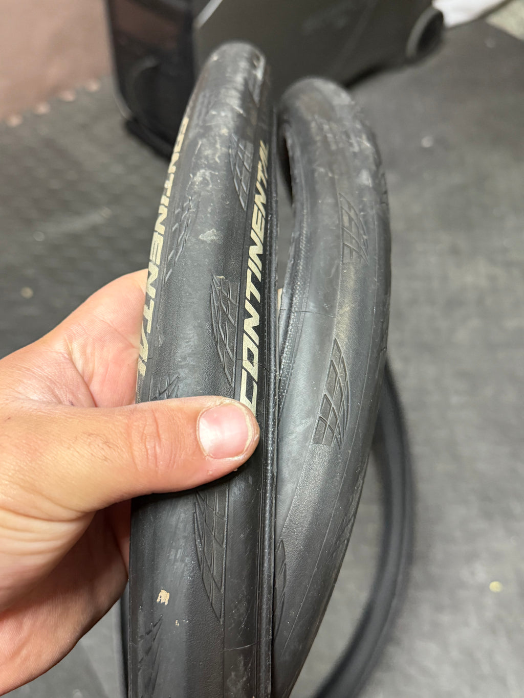 Continental Grand Prix 5000 tyre tread and sidewall detail