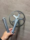 Shimano Dura-Ace FC-7710 track crankset with both arms and 50T chainring