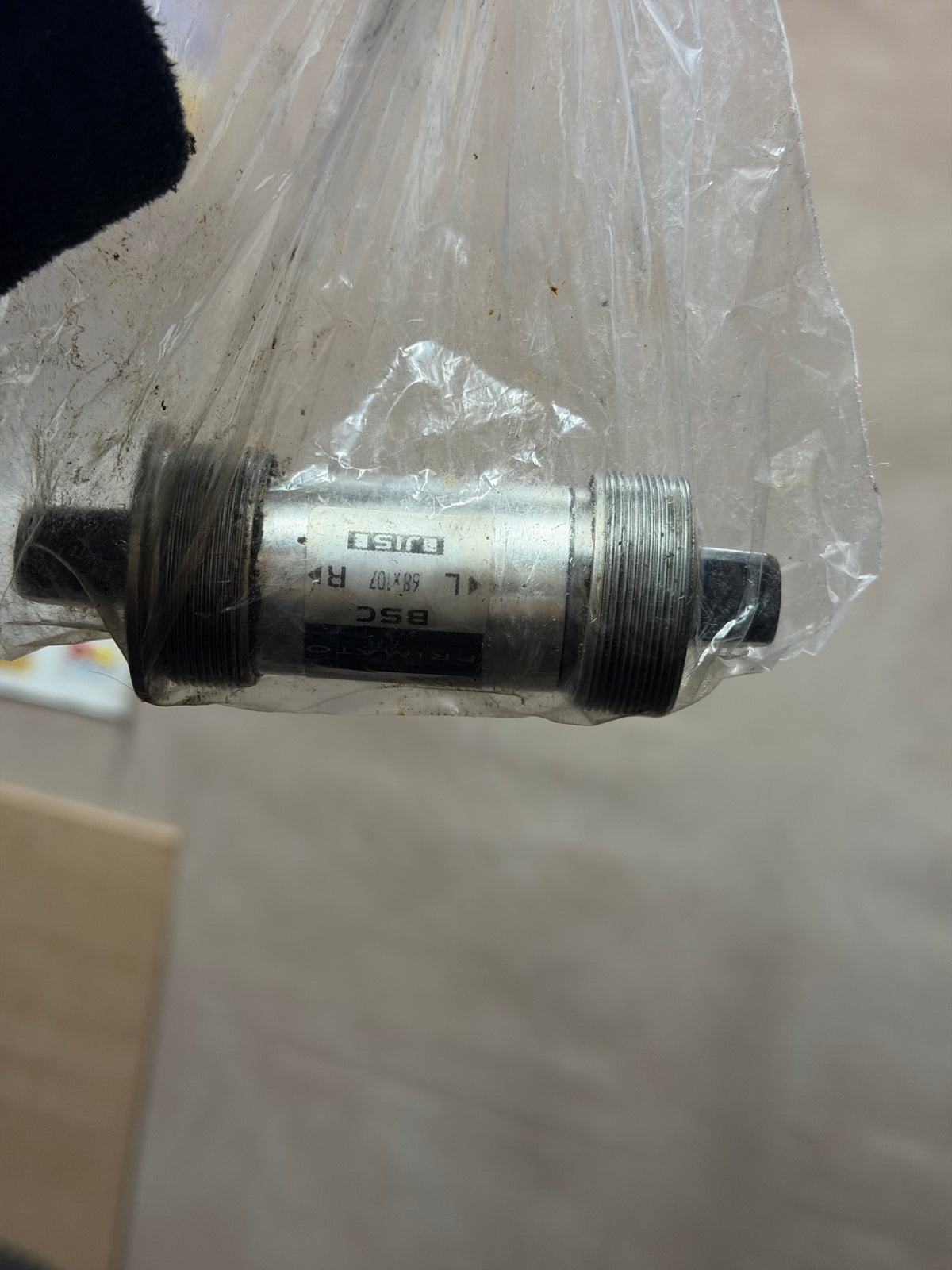 Included BSA threaded bottom bracket for the Miche crankset