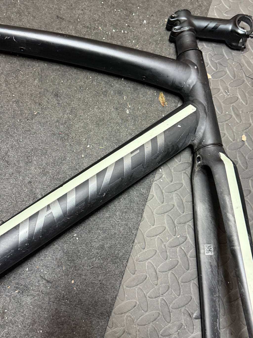 Specialized Langster size 54 frameset – top tube, down tube and head tube