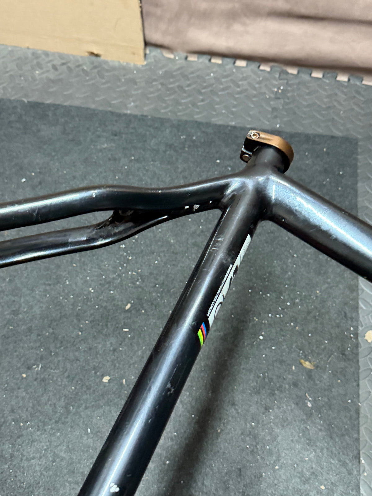Boardman TK Pro 51cm track frameset – rear triangle and seat cluster