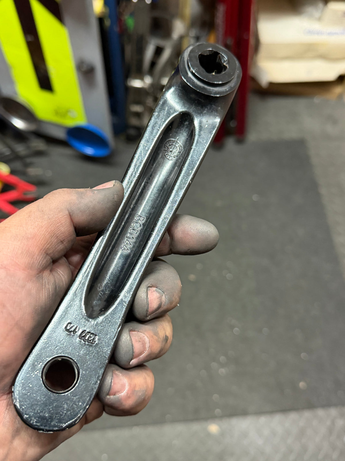 Single Speed Fixed Gear Crankset 170mm – inner face of crank arm