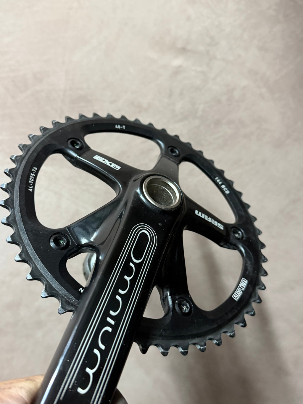 SRAM Omnium 165mm 48T Track Crankset – drive-side crank and chainring
