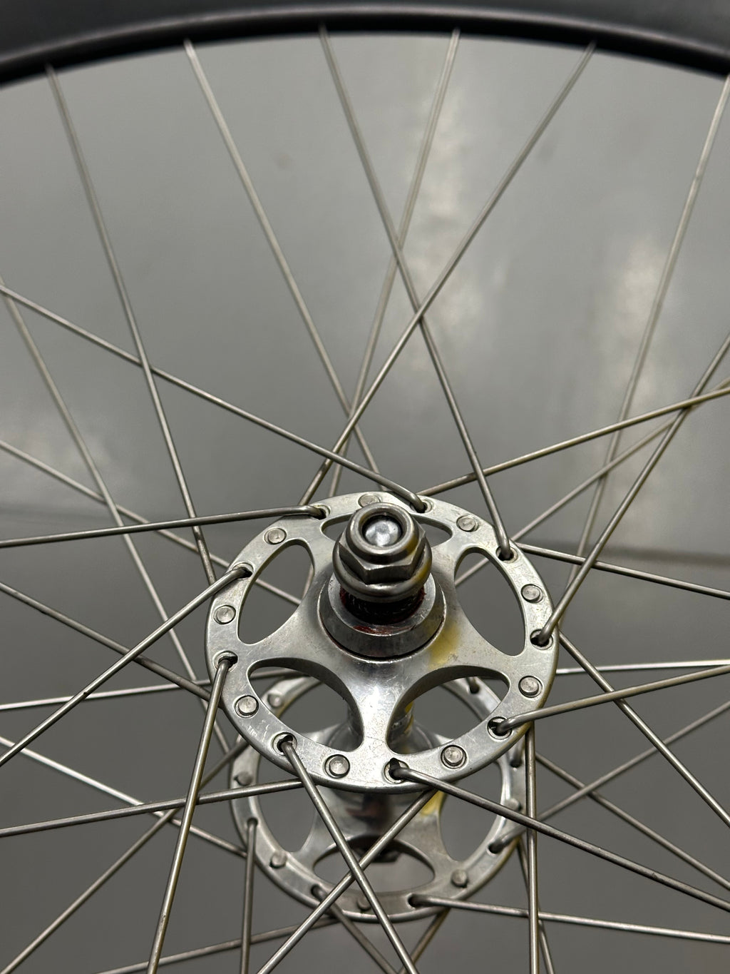 Campagnolo Pista Tubular Wheelset Sheriff Hubs Carbon RIm