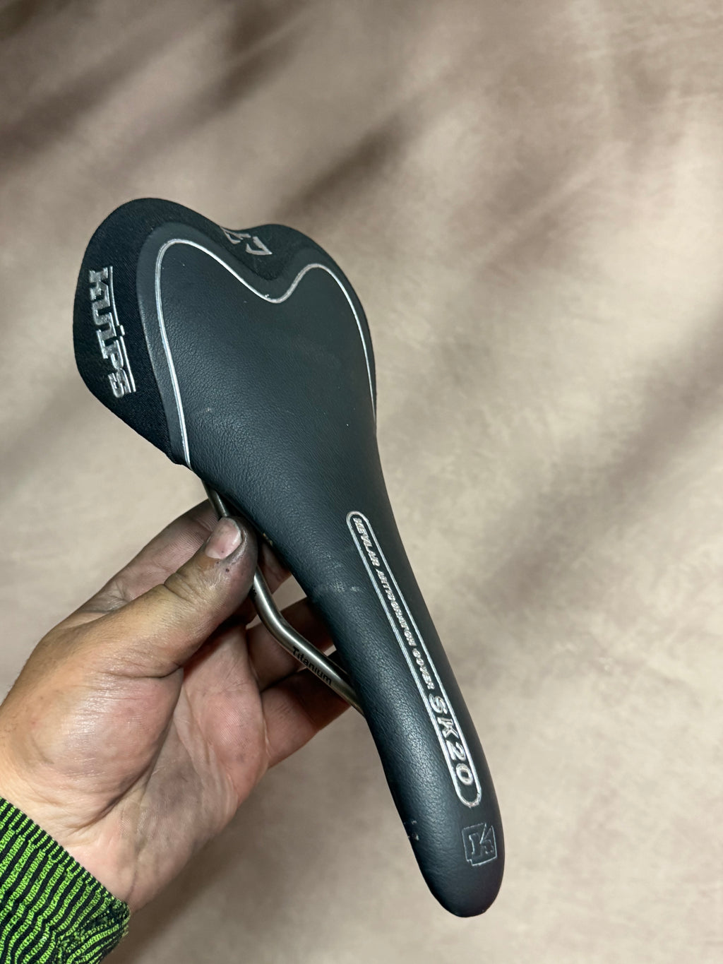 Bicycle Saddle for Road & Fixed Gear Bikes – angled top view