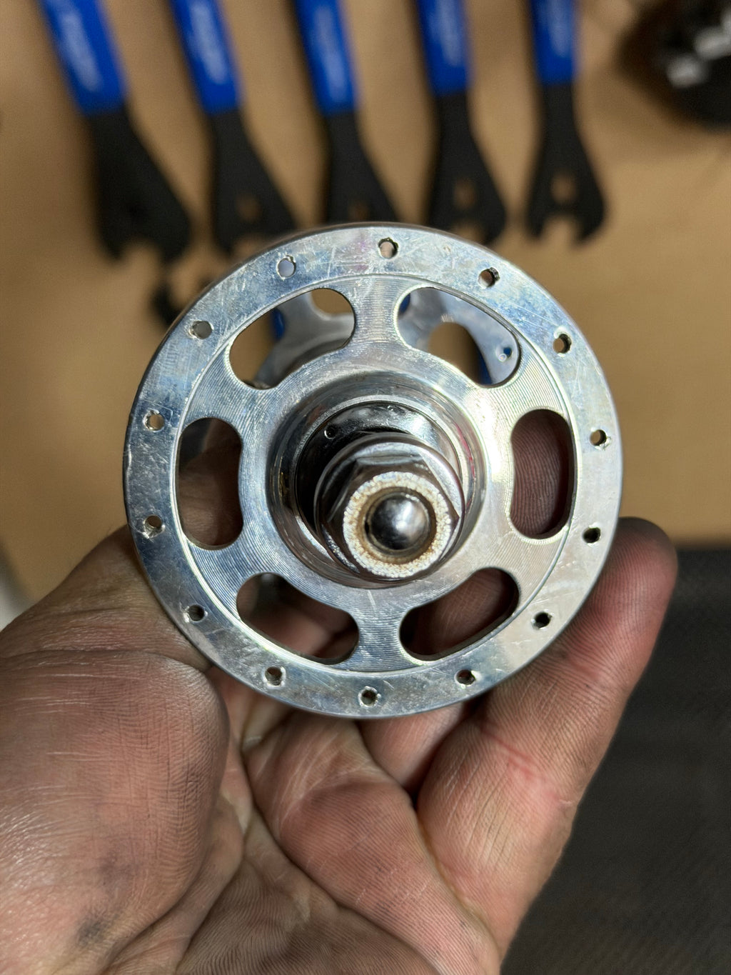 Suntour Superbe Track Hubset 28H Front & Rear – threaded hub end