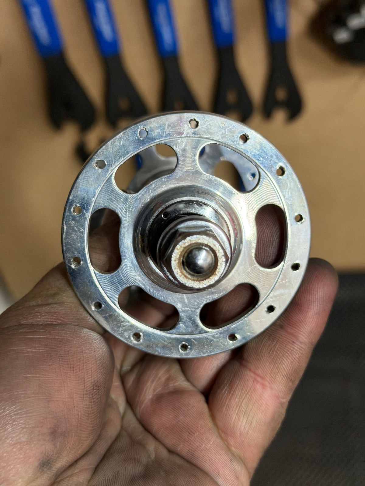 Suntour Superbe Track Hubset 28H Front & Rear – threaded hub end