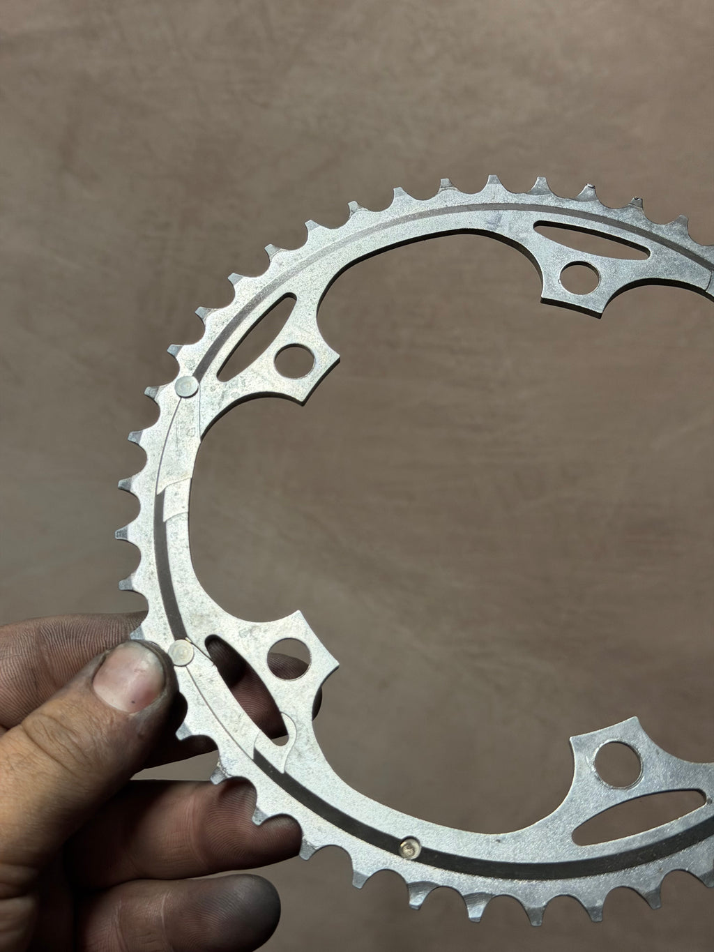 Road Chainring 46T 130 BCD 3/32in – full reverse face