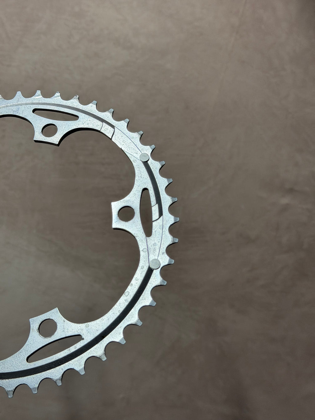 Road Chainring 46T 130 BCD 3/32in – reverse mounting tabs