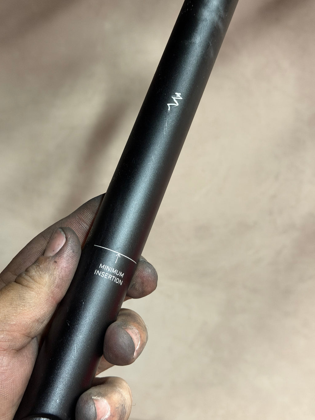 Zipp Aluminium Seatpost 27.2mm – lower shaft