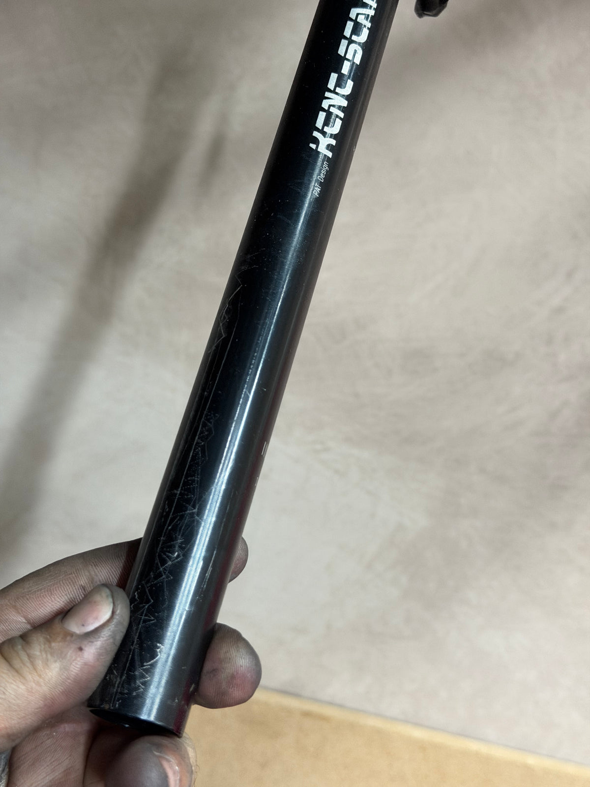 TI PRO LIGHT CNC Aluminium Seatpost 27.2mm – TI PRO LIGHT marking
