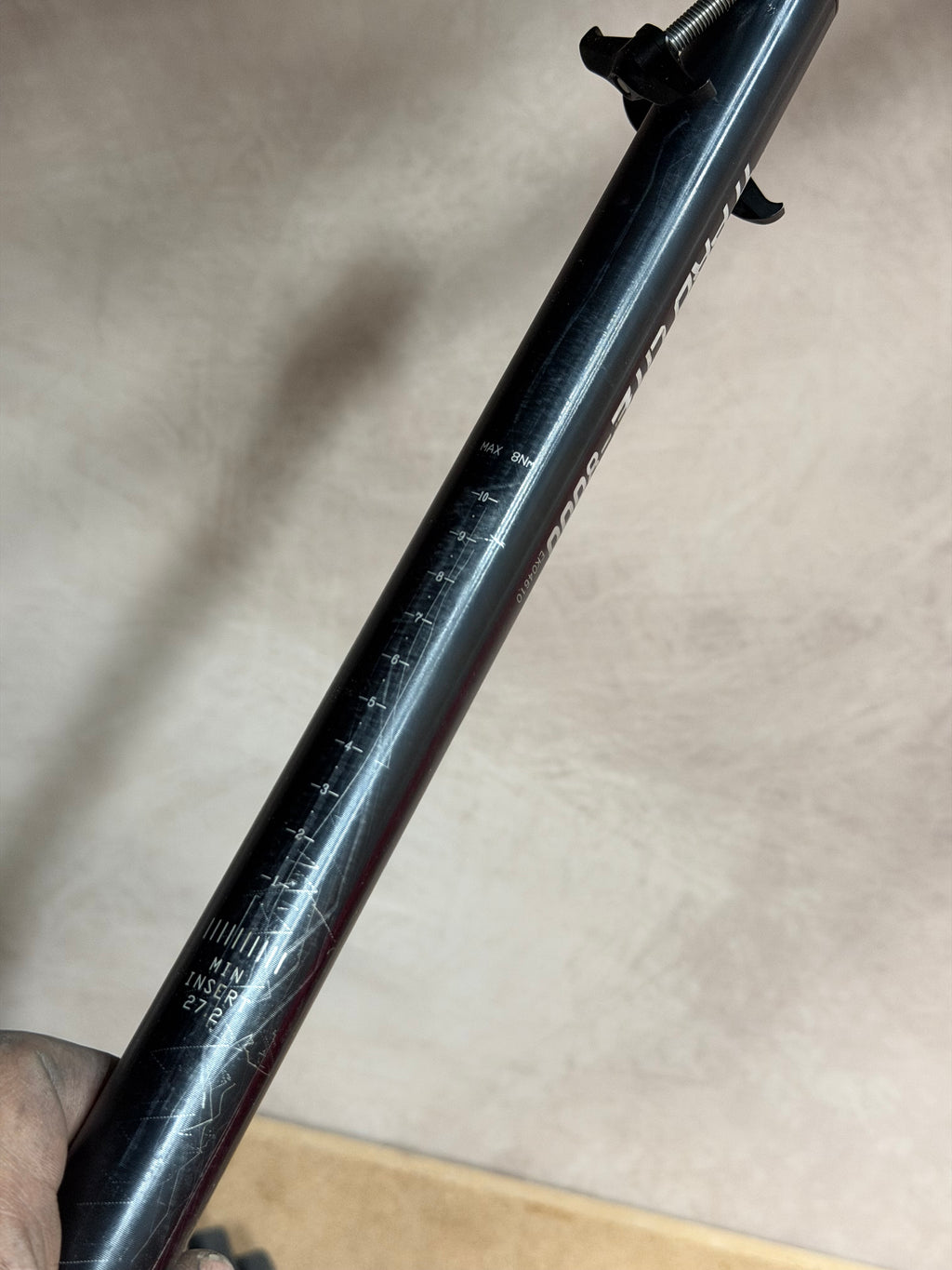 TI PRO LIGHT CNC Aluminium Seatpost 27.2mm – lower shaft