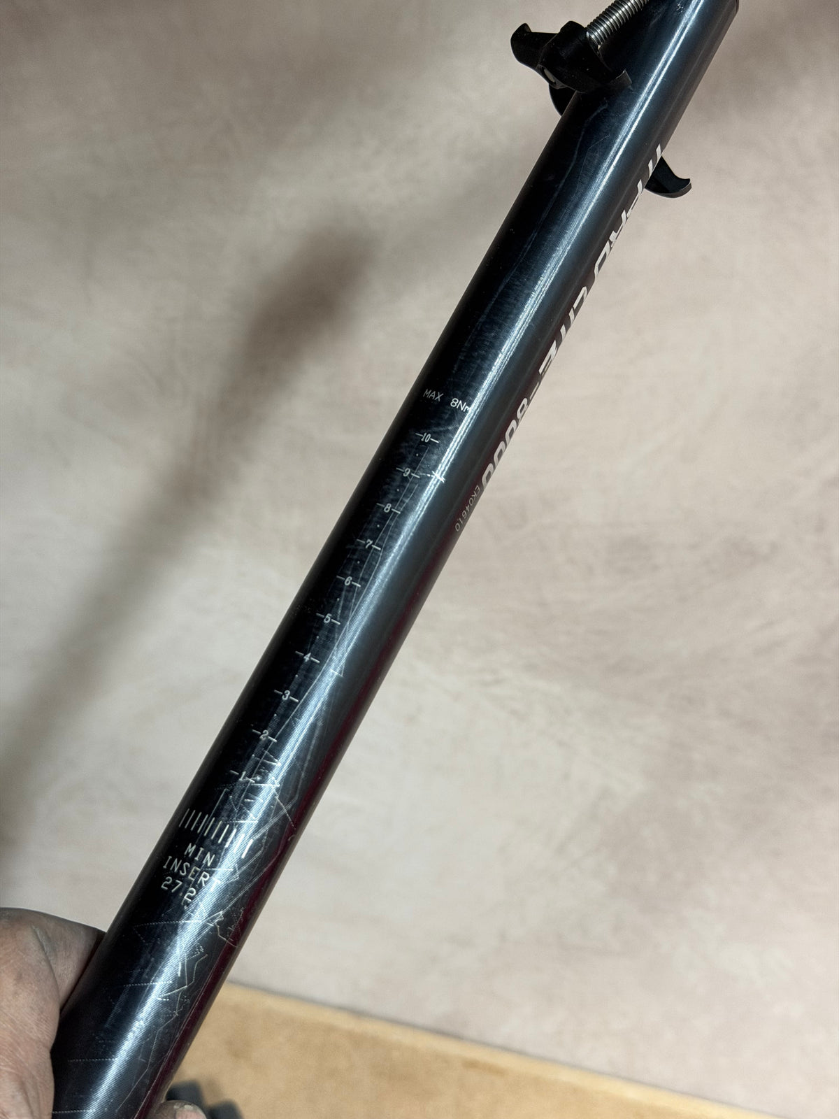 TI PRO LIGHT CNC Aluminium Seatpost 27.2mm – lower shaft