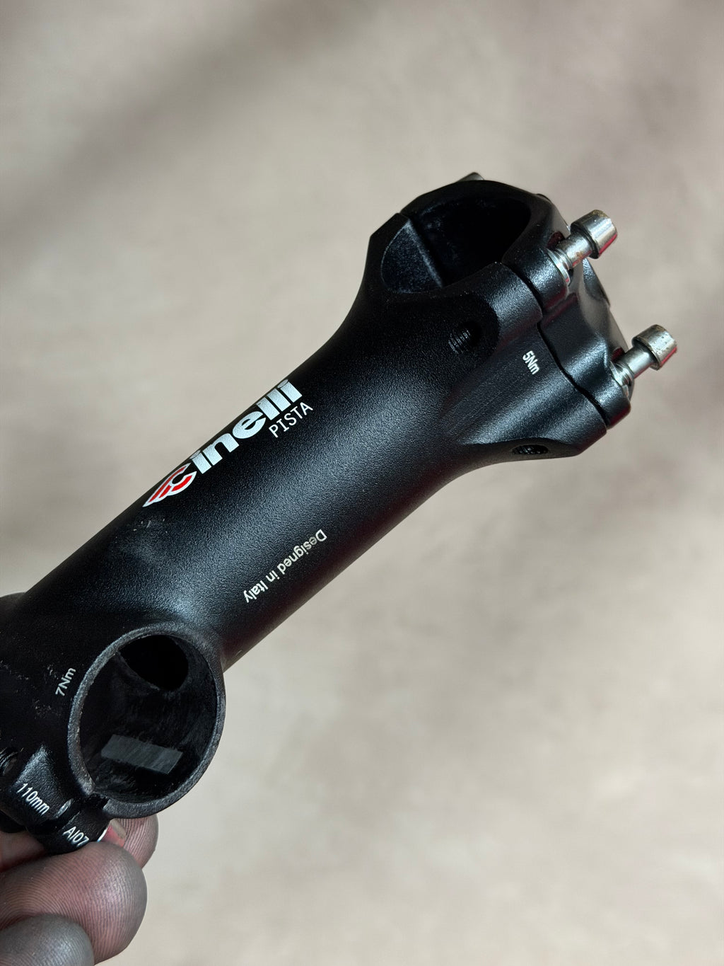 Cinelli Pista Track Stem 110mm – underside