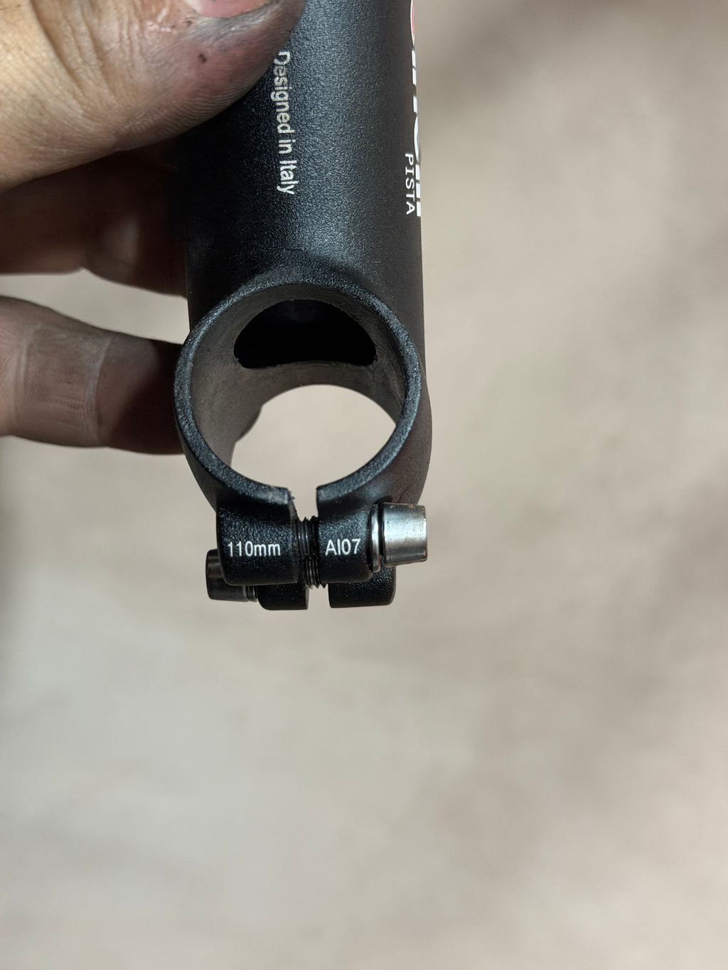 Cinelli Pista Track Stem 110mm – steerer clamp opening