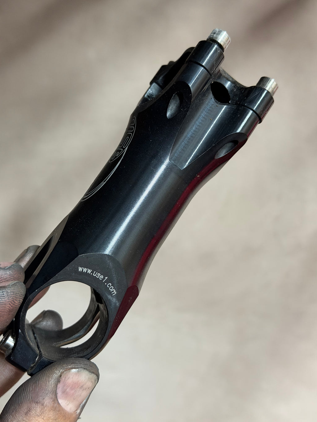 CNC Aluminium Ahead Stem 100mm, 31.8mm – underside
