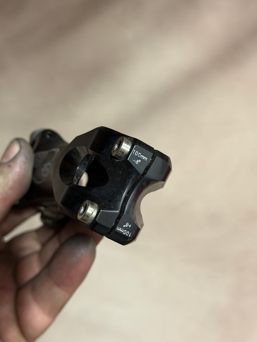 CNC Aluminium Ahead Stem 100mm, 31.8mm – handlebar faceplate