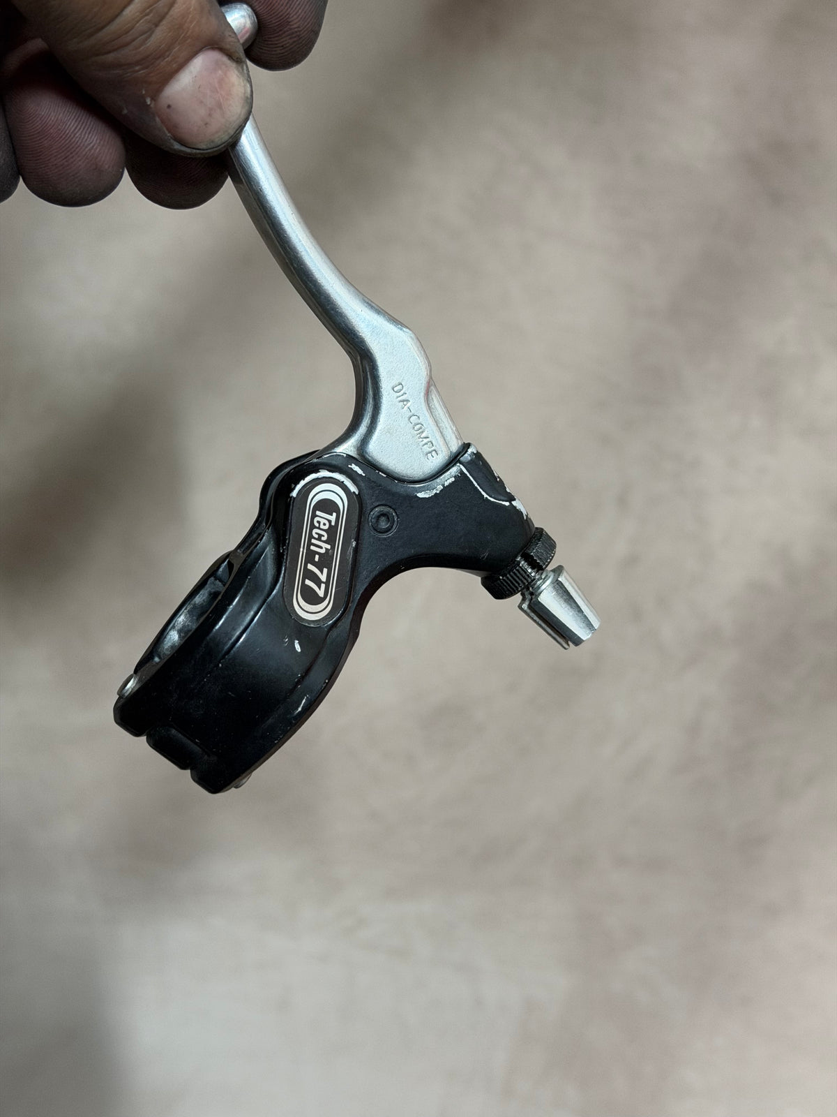 Dia-Compe Tech 77 Left Brake Lever – side profile
