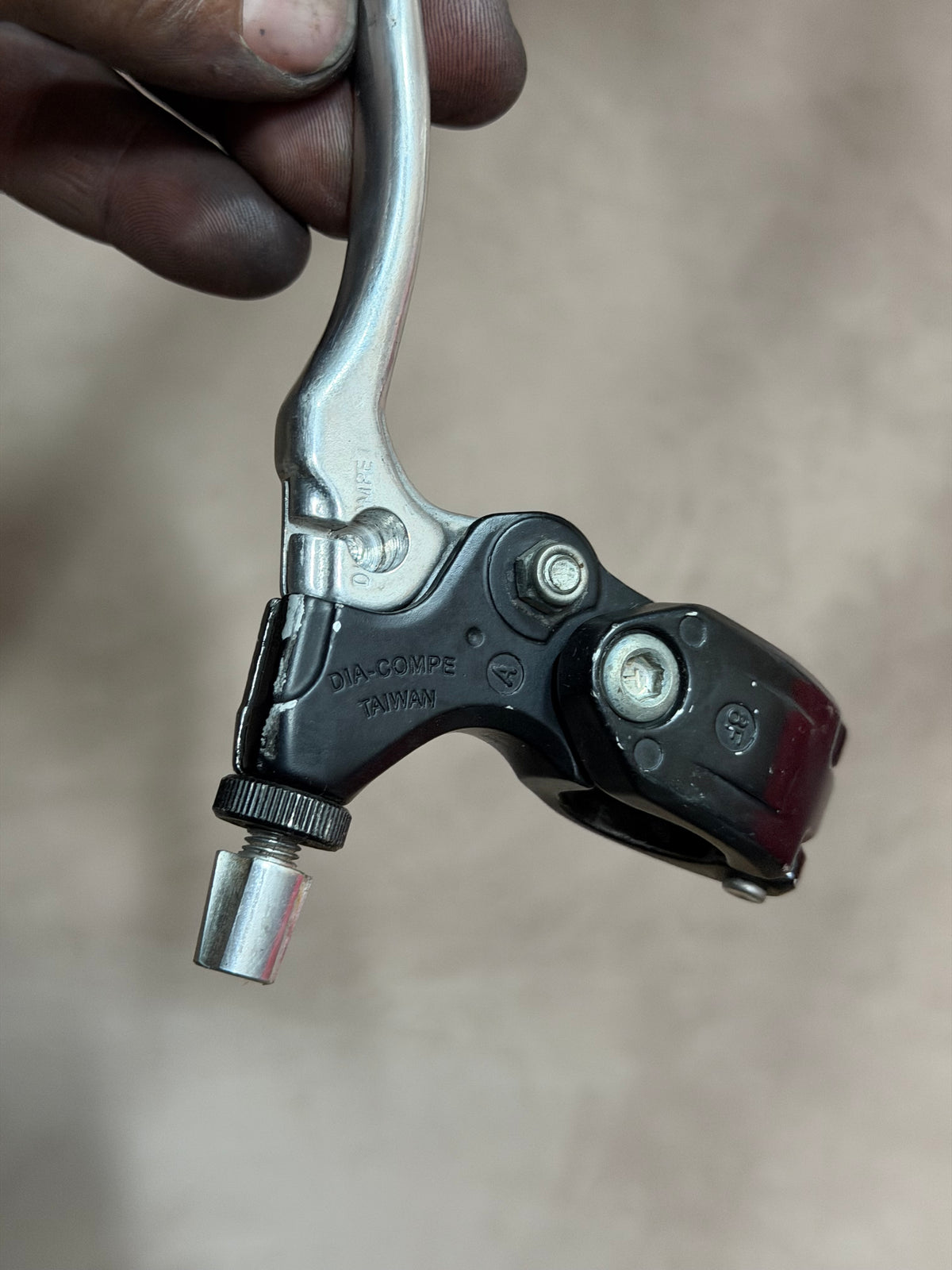 Dia-Compe Tech 77 Left Brake Lever – rear face