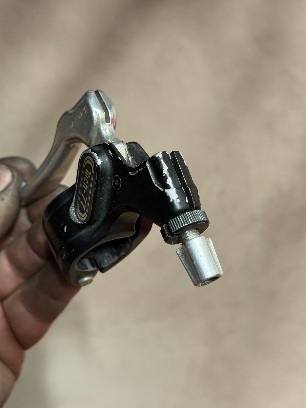 Dia-Compe Tech 77 Left Brake Lever – clamp and cable adjuster