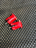 Bicycle Handlebar Bar Ends – pair of red bar ends