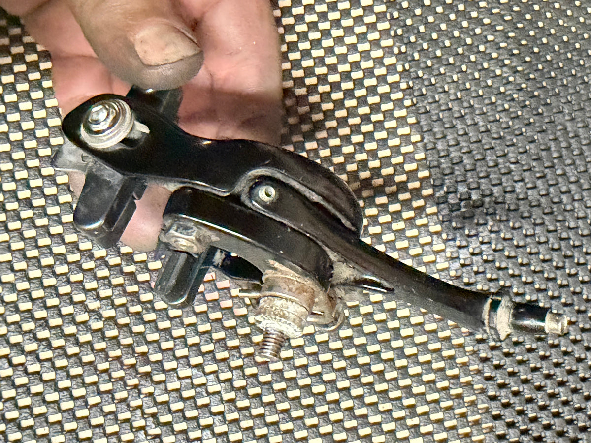 XLC Rear Road Bike Brake Caliper – side and pivot close-up