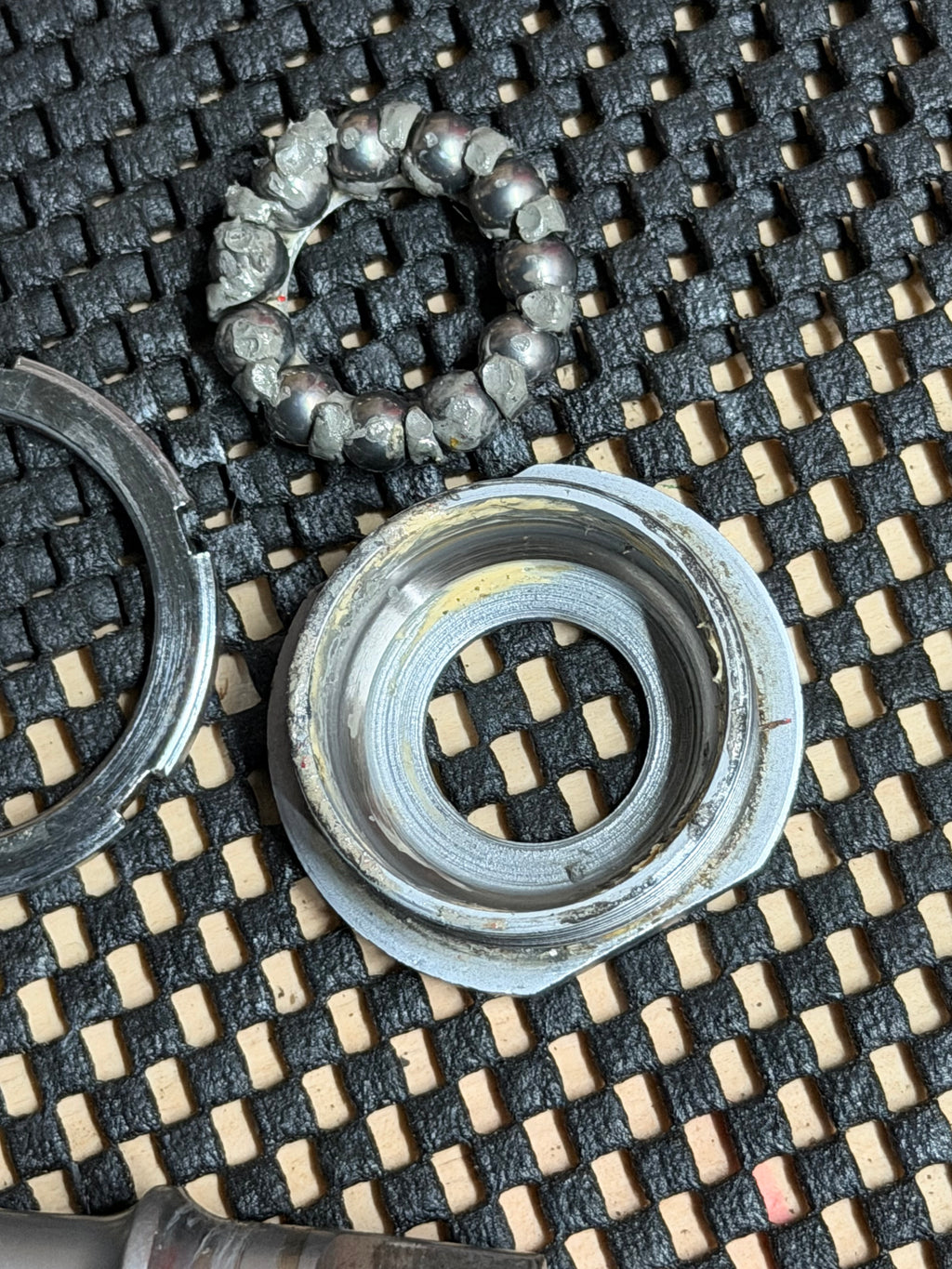 Vintage Campagnolo BSA Bottom Bracket 109mm – cups and bearing components