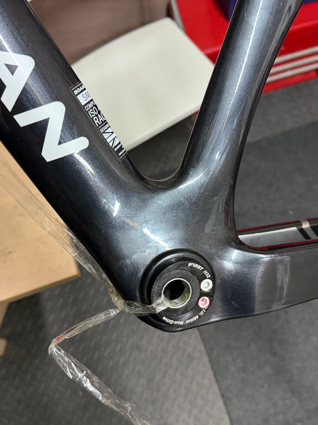 Boardman Carbon Track Frameset Size Small