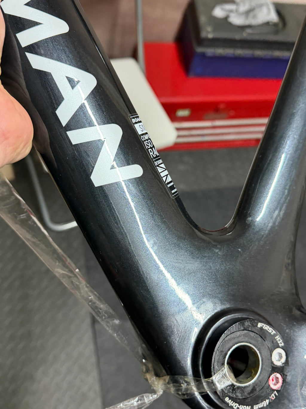 Boardman Carbon Track Frameset Size Small