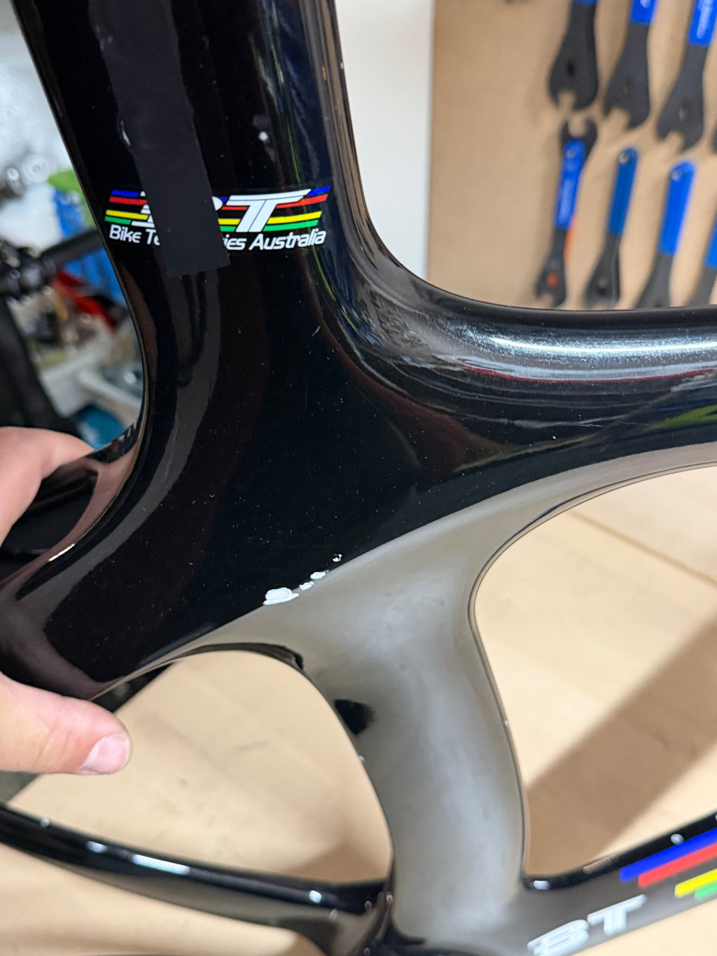 Rare BT Track Frameset size M