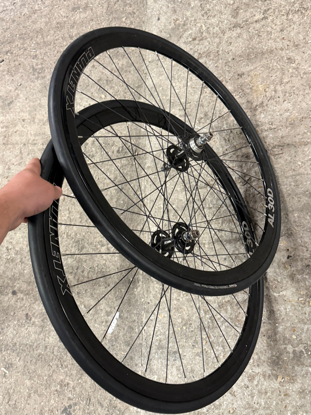 Planet X AL30 Aluminium Track Wheelset