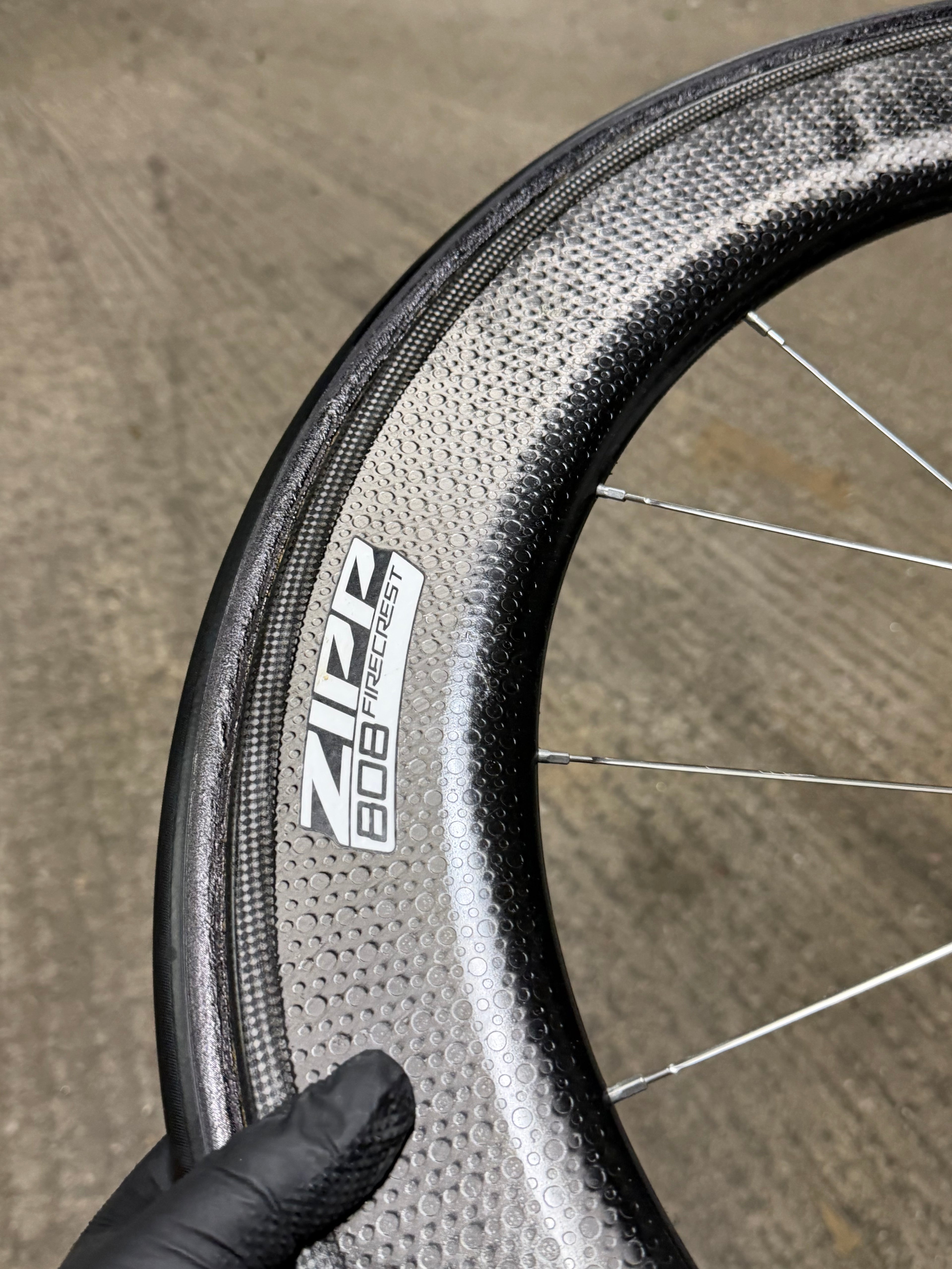 Zipp Front Track Wheel Tubular 808 Firecrest