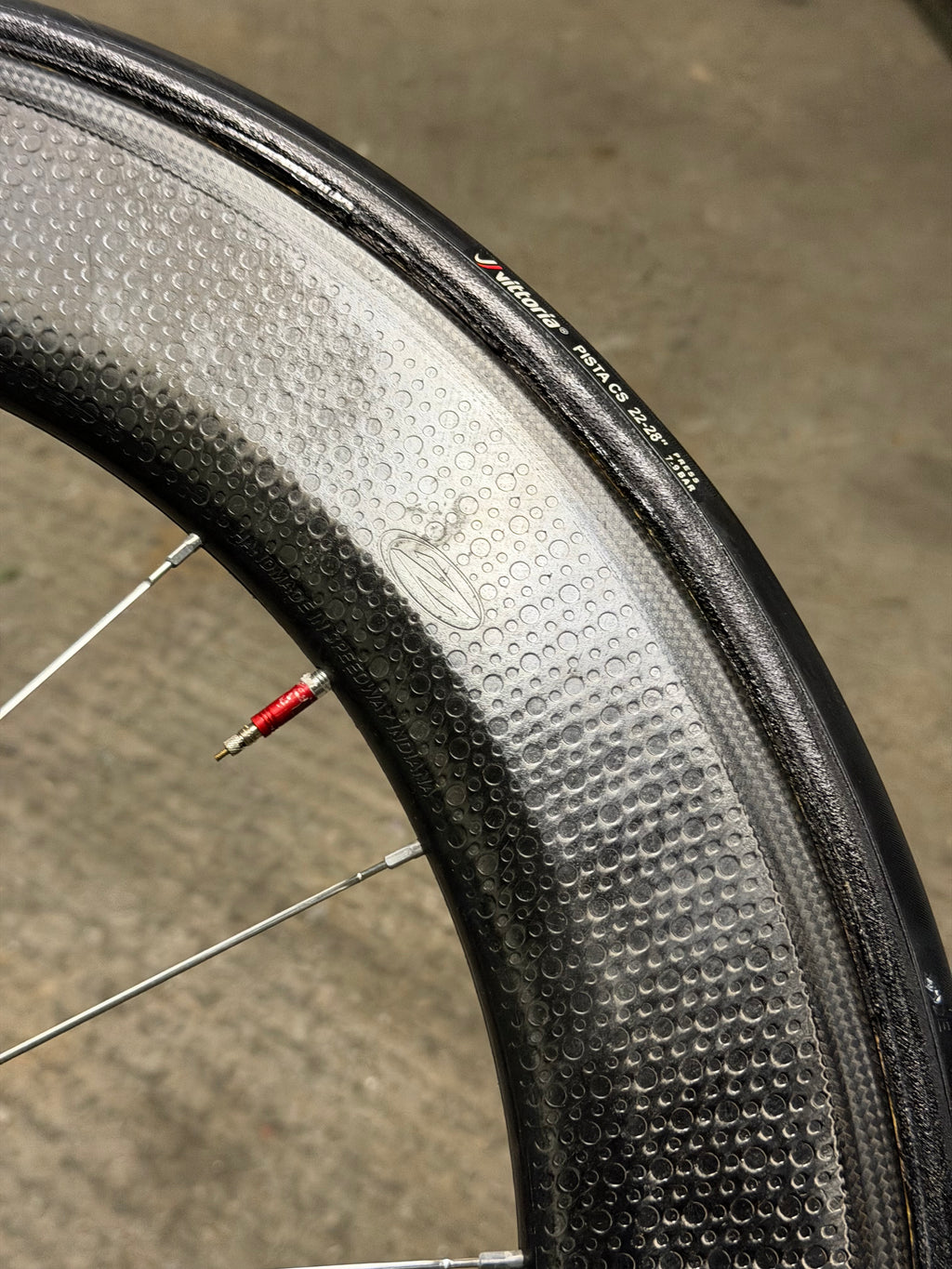 Zipp Front Track Wheel Tubular 808 Firecrest