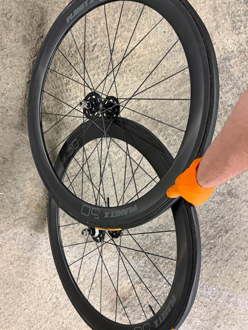 Planet X Tubular Track Wheelset 700c