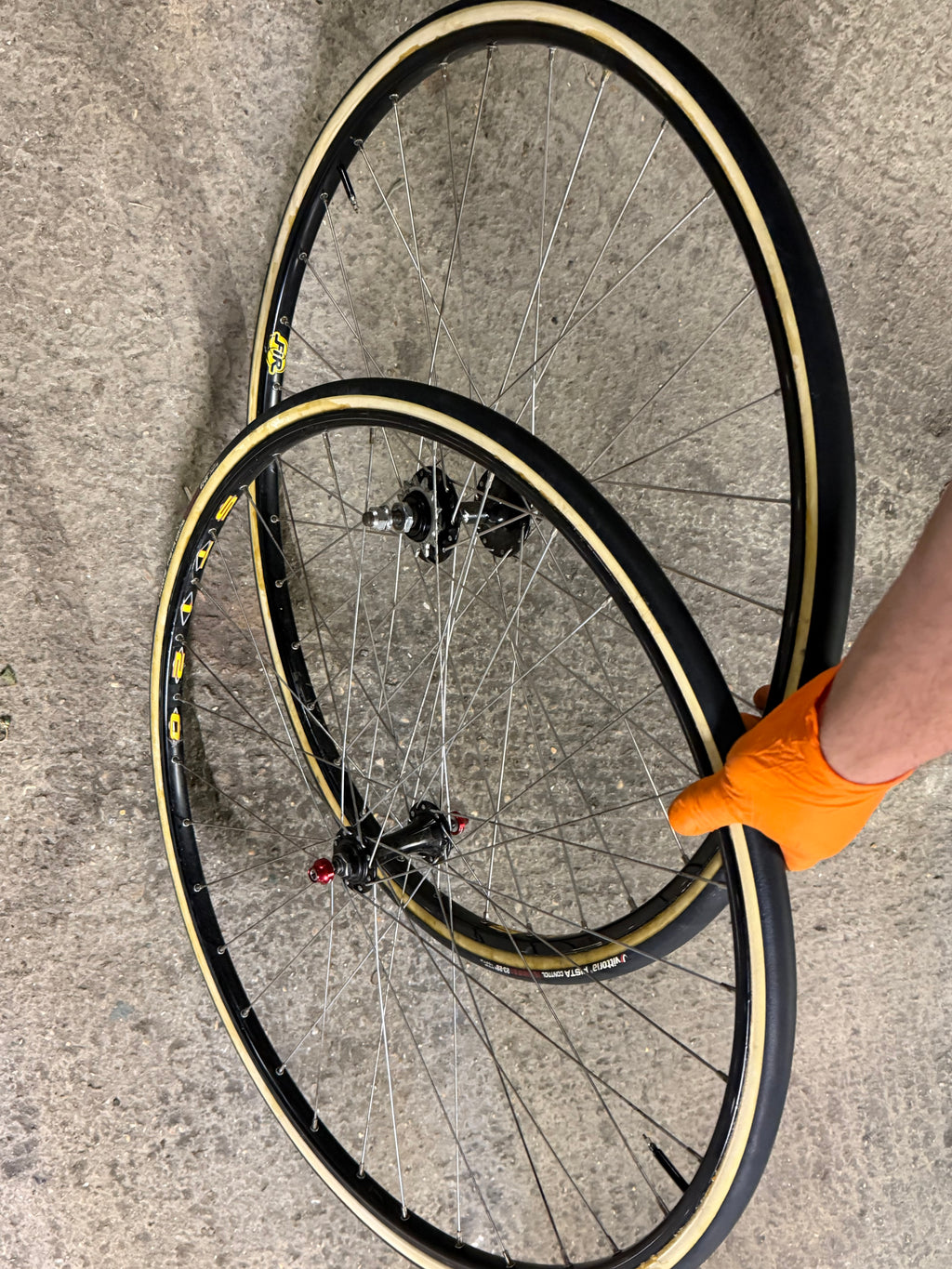 Tubular Track Wheelset Fir Rims