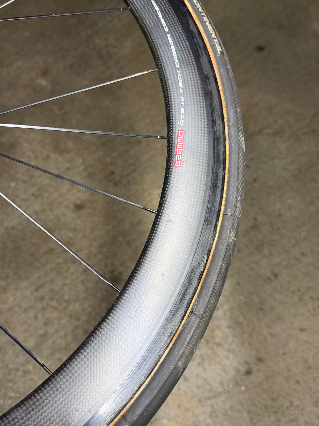 Tubular Carbon Wheelset 700c